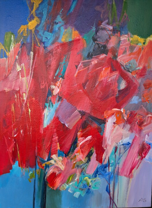 desired bouquet 2nd Schilderij, 24x18 in