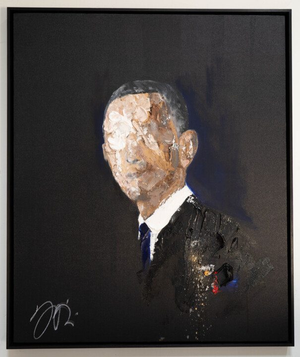 Barack Obama 绘画, 28.6x23.9 in