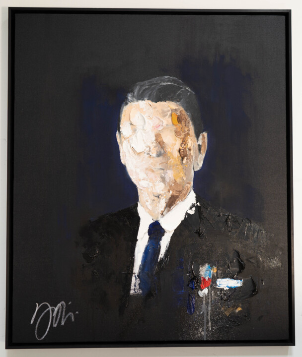 Ronald Wilson Reagan 绘画, 28.6x23.9 in
