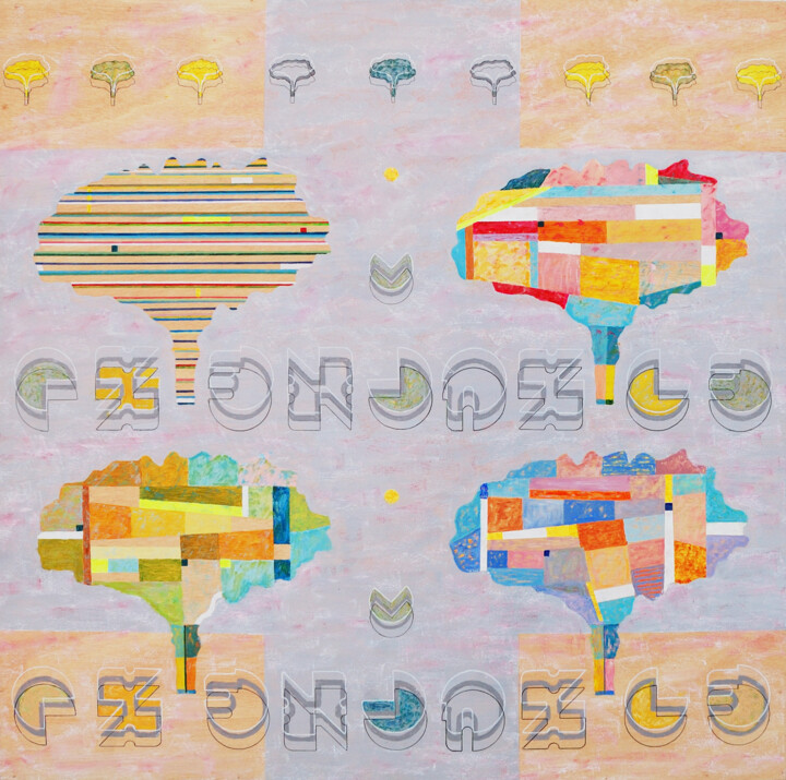 Painting,  39.4x39.4 in 