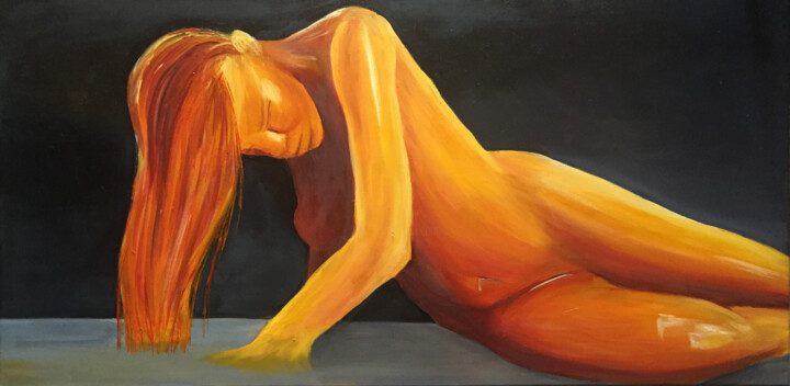 绘画,  19.7x39.4 in 