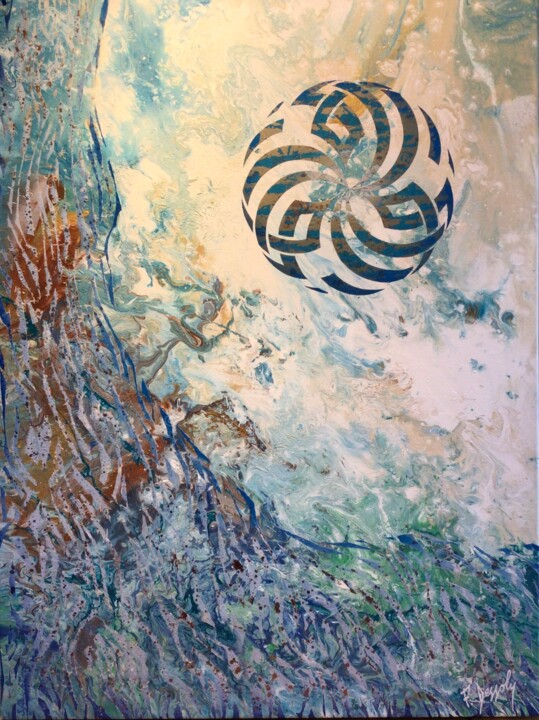 Sérénité 绘画, 31.5x23.6 in