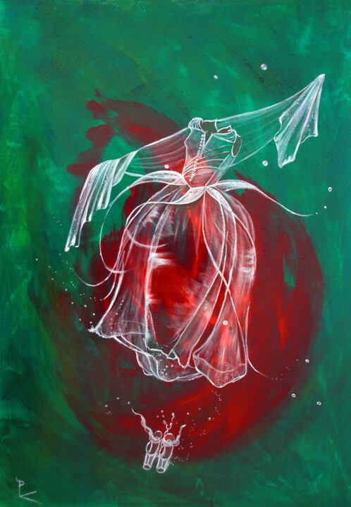 rose chic 绘画, 27.6x19.7 in