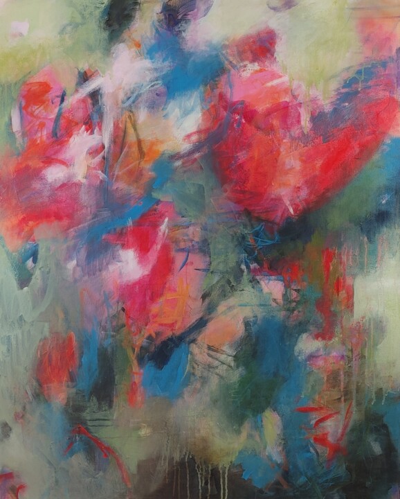 Frühling 绘画, 39.4x31.5 in