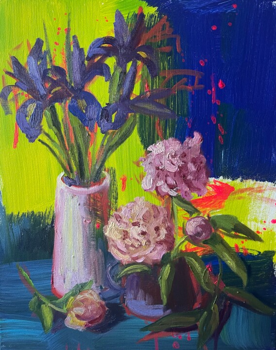 Blooming Symphony Schilderij, 20x16 in