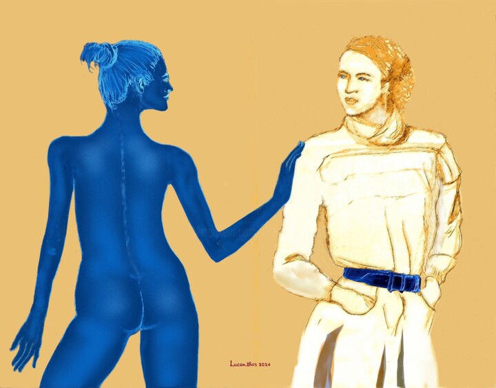 L'OMBRE BLEUE 数字艺术