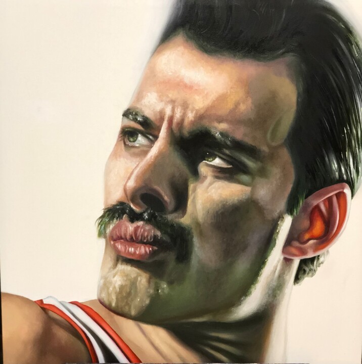 Freddie 绘画, 31.5x31.5 in