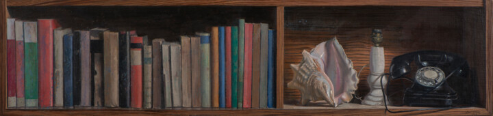 Libreria II 绘画, 13.2x56.3 in