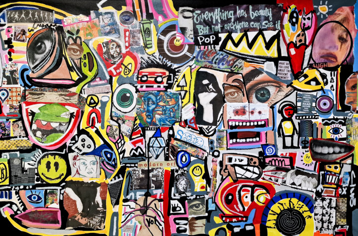 Mental Fusion 绘画, 29x46 in
