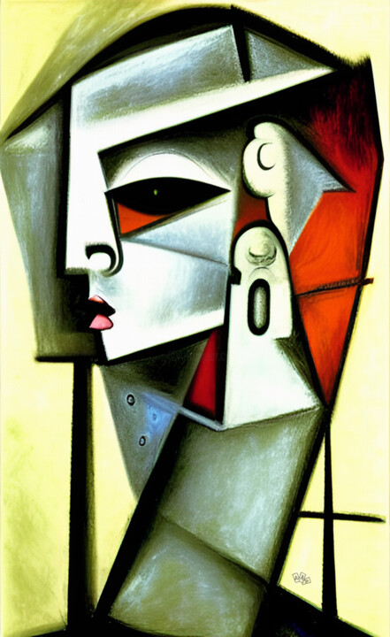 I'm not myself 绘画, 52.4x31.5 in