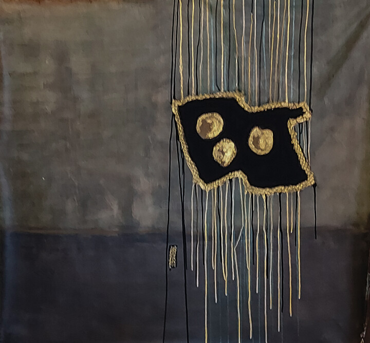 The Veil Between 绘画, 42x46 in