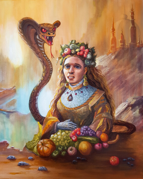Гнёт изобилия 绘画, 19.7x15.8 in
