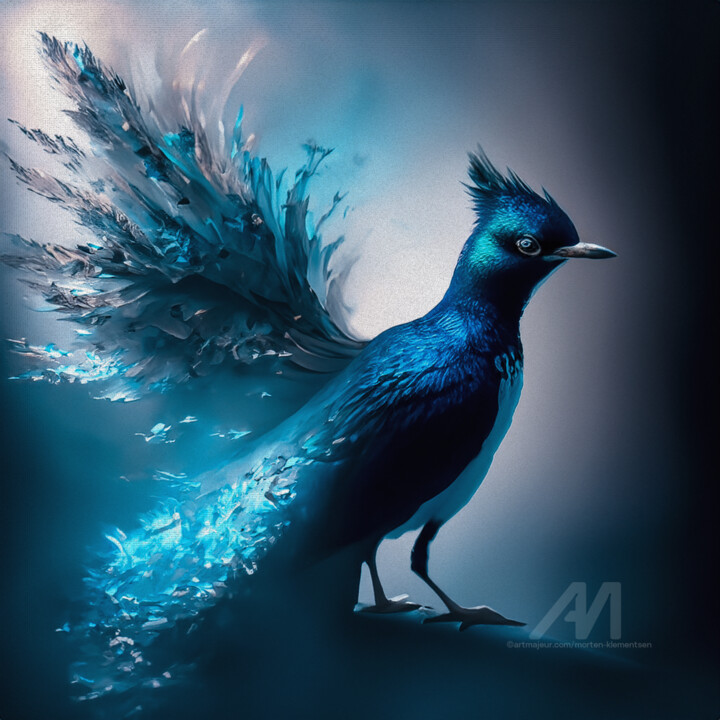BIRD IN FOG 数字艺术