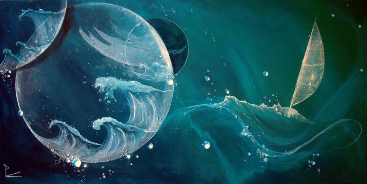 绘画,  19.7x39.4 in 