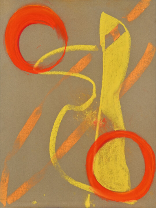 SOLE_Annäherung Avvicinamento 绘画, 31.5x23.6 in