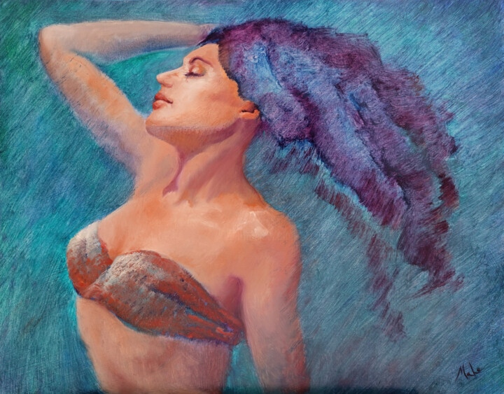 绘画,  17.3x21.7 in 