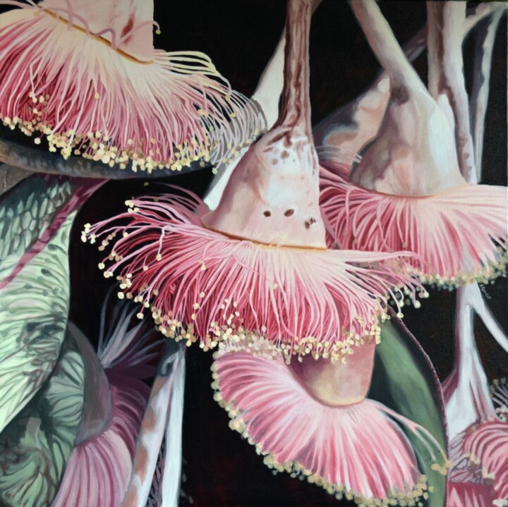 Pittura intitolato "Waltz of the Flower…" da Liyang Studios, Opera d'arte originale, Olio