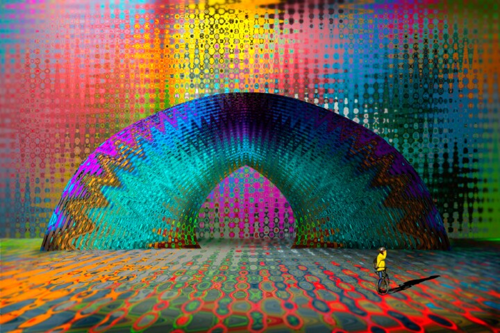 vélodrome 数字艺术, 31.5x47.2 in