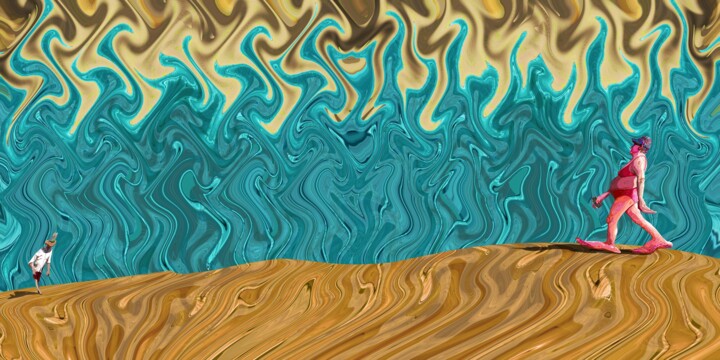 Plage1 Цифровое искусство, 23,6x47,2 in