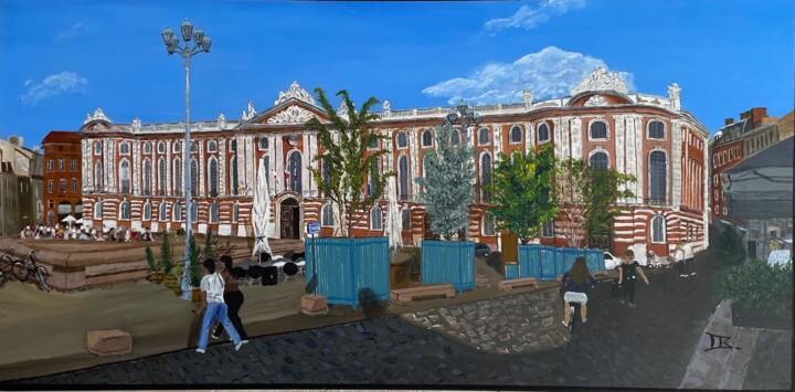 La féria de Toulouse Painting, 19.7x39.4 in
