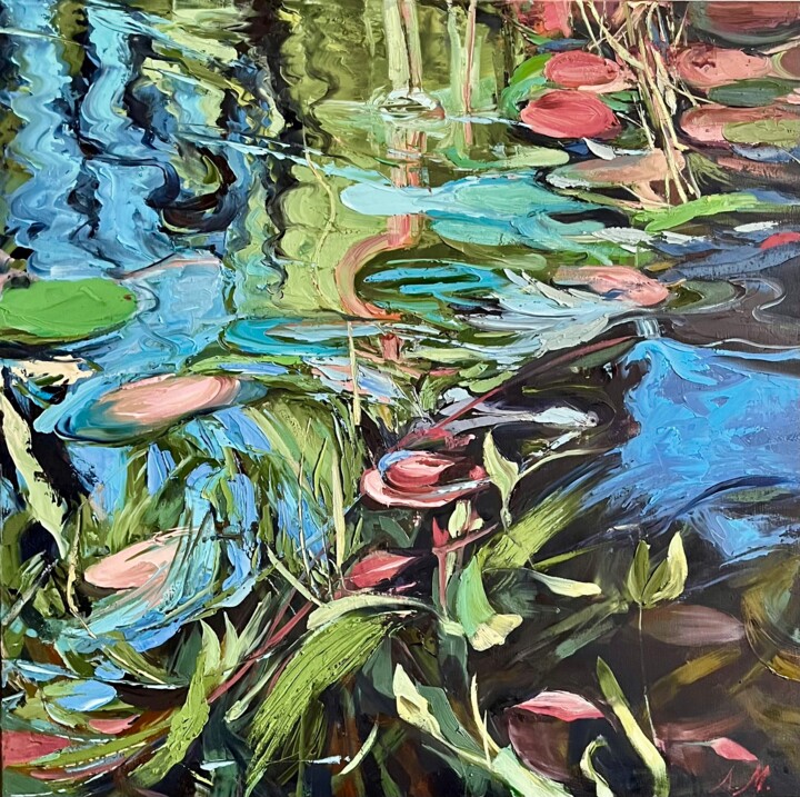 绘画,  27.6x27.6 in 