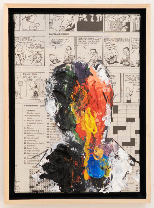 Title 'UNTITLED Portrait work' 绘画, 8.9x6.2 in