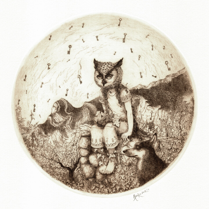 Enfant Sauvage III 印花与版画, 11.8x11.8 in
