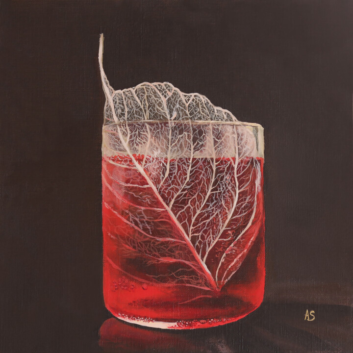 Instagrammable, The Cocktail Series: C 绘画, 7.9x7.9 in