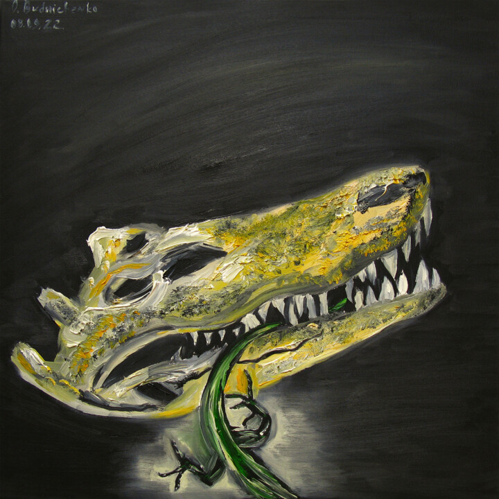 The origin of the world. Evolution 绘画, 15.8x15.8 in