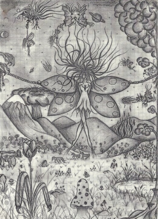 Le monde m'effraie 图画, 11.4x8.3 in