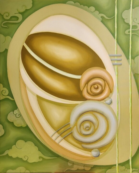Prémices du matin 绘画, 39.4x31.5 in