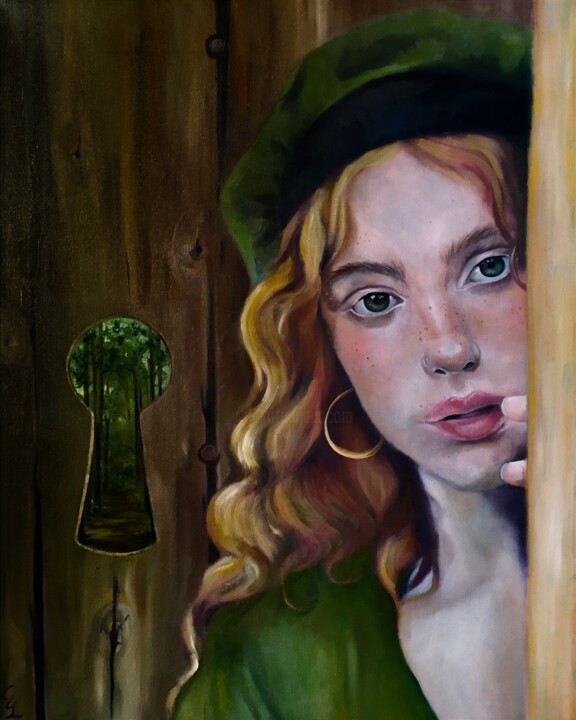 The key 绘画, 19.7x15.8 in