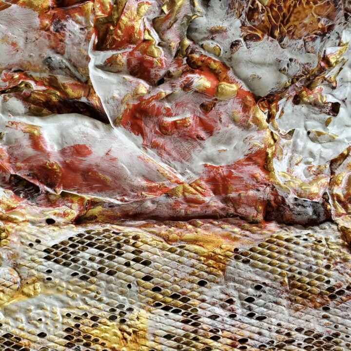 Artwork's surface or texture