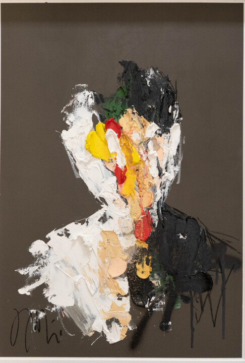 mirror series Portrait work (Extra Large) 绘画, 28.7x20.3 in