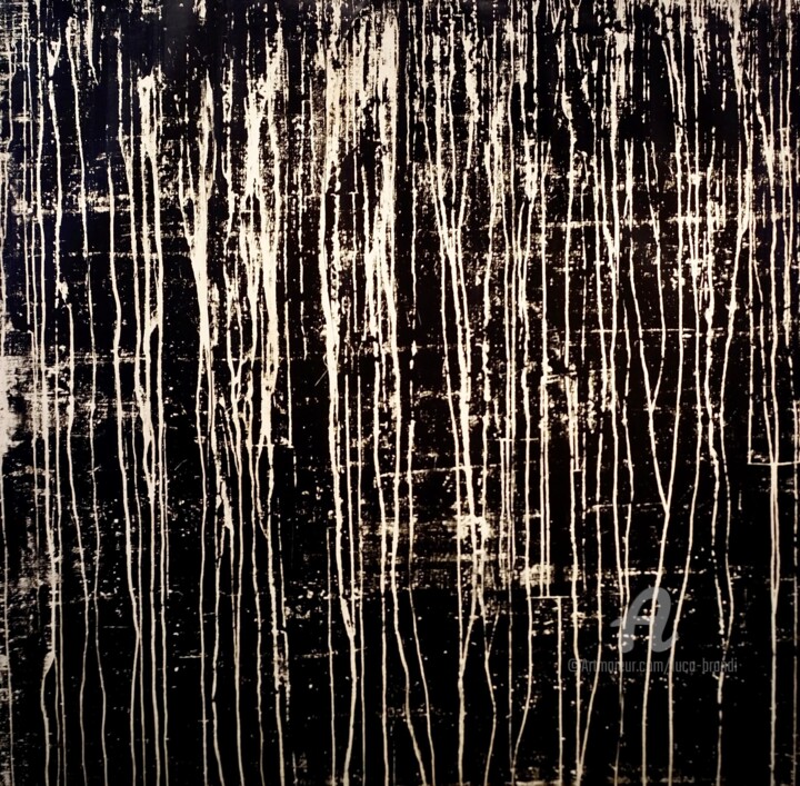 Pittura intitolato "I’m with you until…" da Luca Brandi, Opera d'arte originale, Acrilico