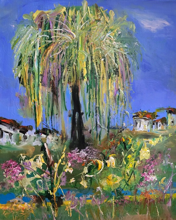 Saule d'été 绘画, 19.7x15.8 in