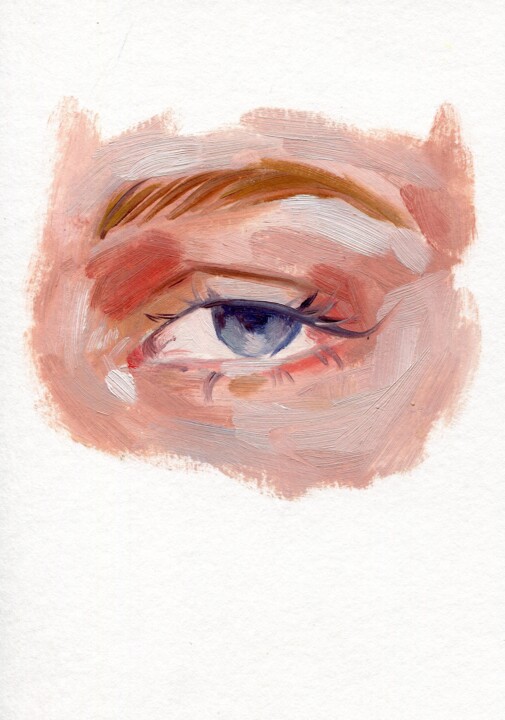 Eve 2 绘画, 5.9x3.9 in