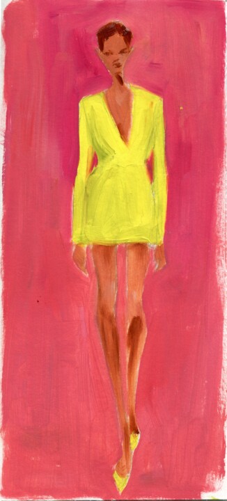 Fashion 1 绘画, 9.8x4.3 in