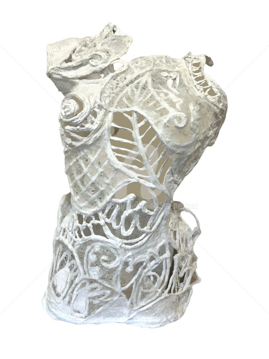Torse dentelle 雕塑, 47.2x23.6 in