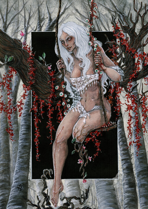 L'insorgenza di Hybris 绘画, 11.8x8.3 in