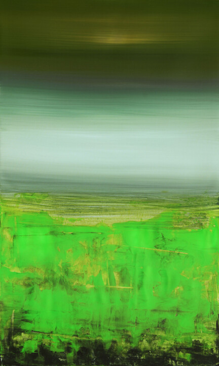 Green harmony Картина, 36x22 in
