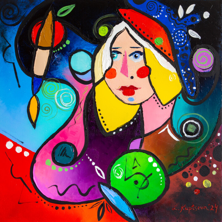 Painter 绘画, 23.6x23.6 in