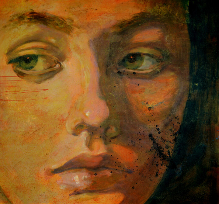 Serie « Jeunesse » Soiree 绘画, 26x38.6 in