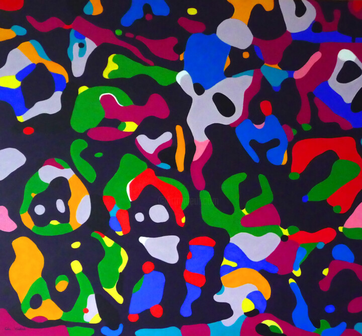 Coloriage 绘画, 27.6x27.6 in