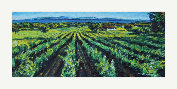 Œuvre présentée encadrée