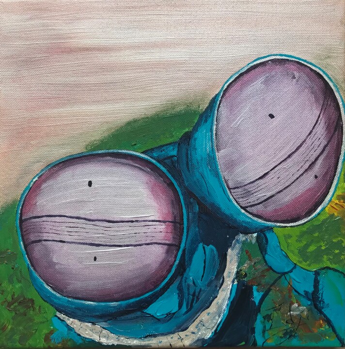 Près’quille 绘画, 11.8x11.8 in