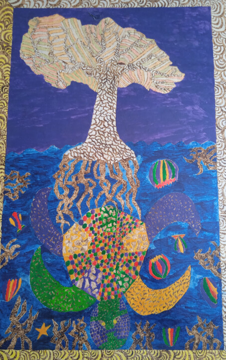 Twins 绘画, 29.5x19.5 in