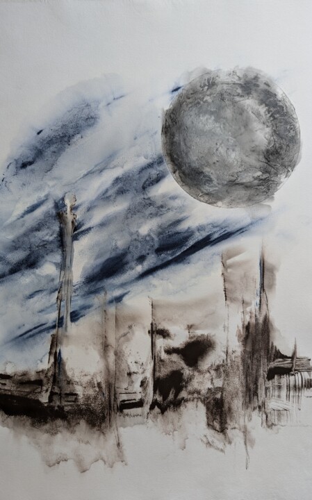 Lune "8 印花与版画, 27.6x19.7 in