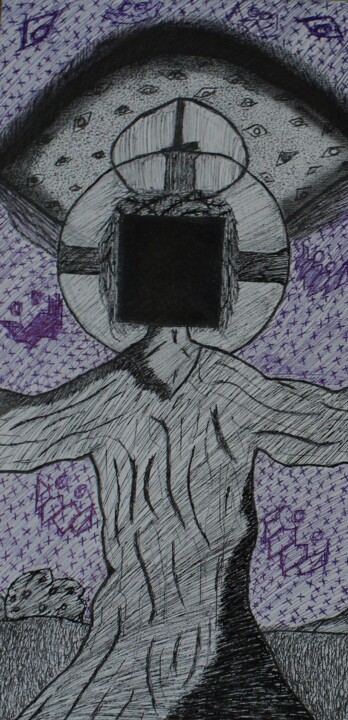 Jesus Christ 绘画, 15.8x7.9 in