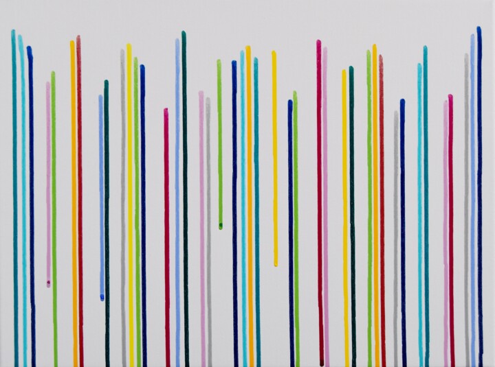 Minimalist lines XS1 Painting, 11.8x15.8 in